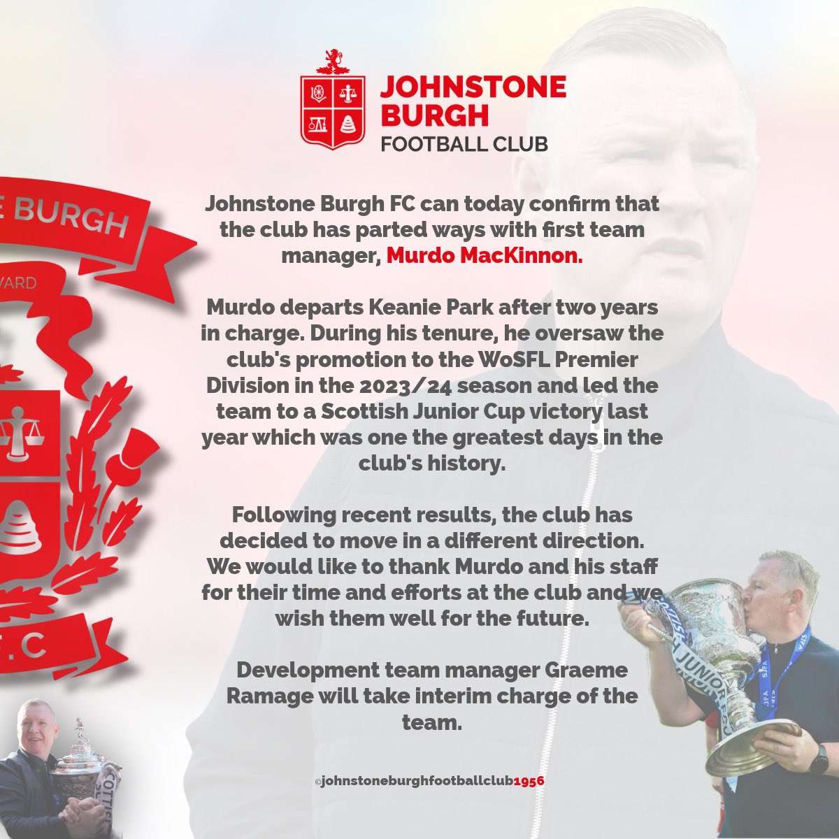 Johnstone Burgh Football Club tweet media