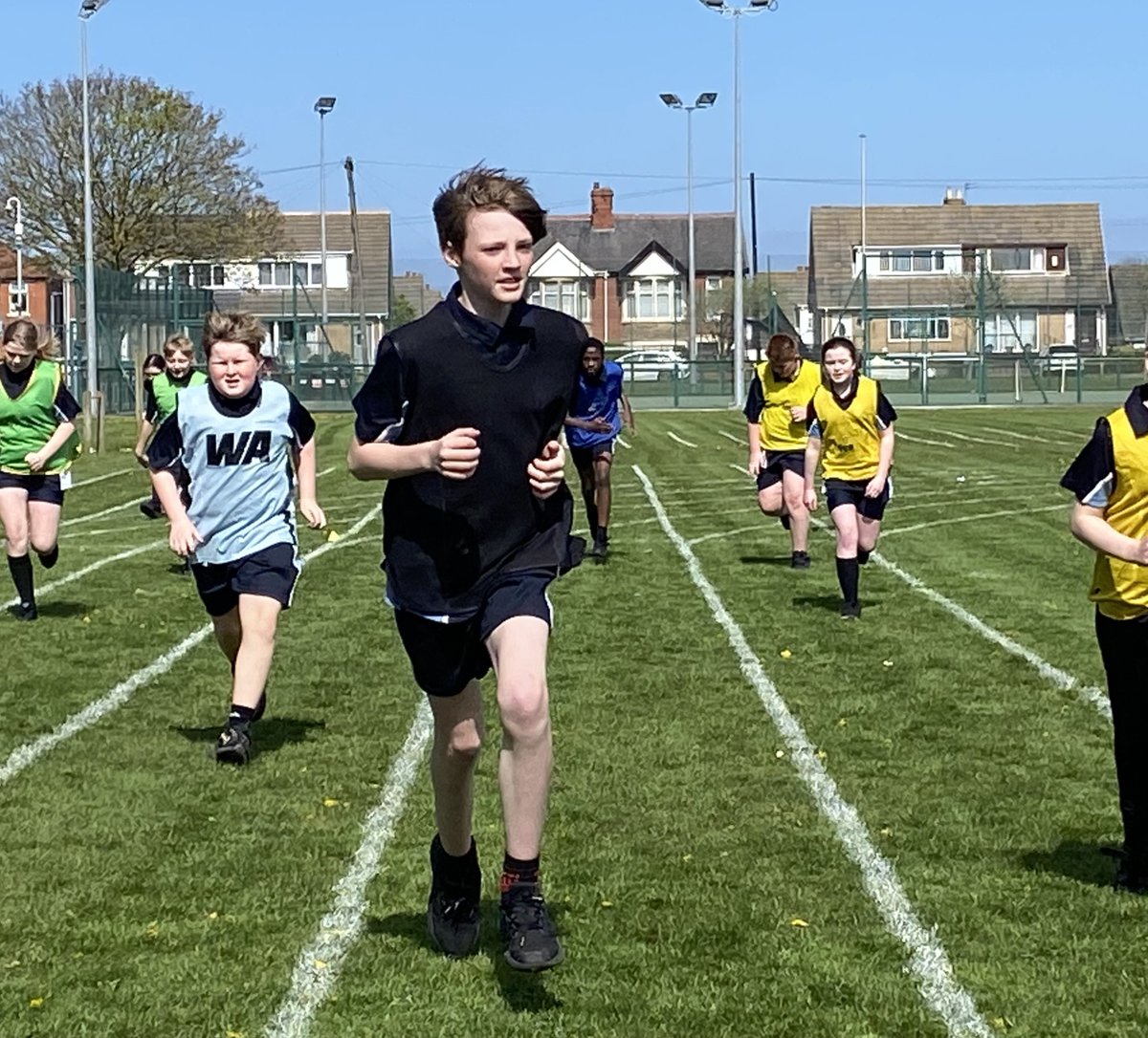 HighfieldLA's tweet image. Miles in the bank and teamwork on show! Our Year 7s clocked up another 100 miles today as our virtual TCS London Mini Marathon continues! #WeRunTogether #BeYourBest