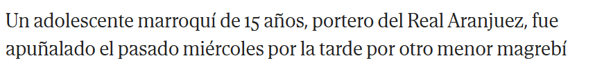 <a href="/elmundoes/">EL MUNDO</a> Vienes buscando esto, y aquí lo tienes. Tus prejuicios estaban en lo cierto.