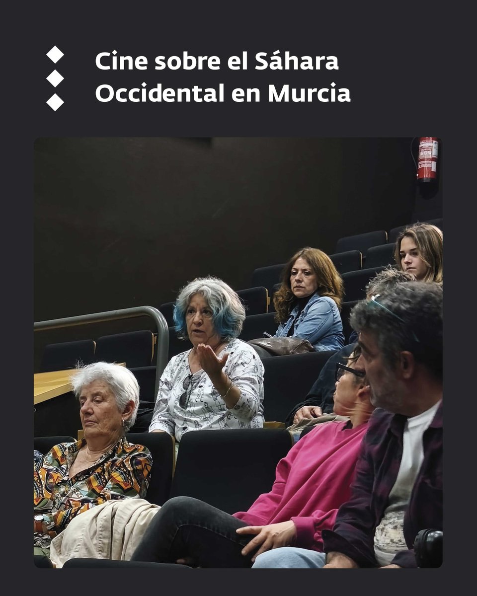 FiSahara's tweet photo. ‼️Gracias, gracias y graciassssssss un año más a todas las personas que hacéis que esta ventana #FiSahara en #Murcia sea un éxito, tanto en la @fcdmurcia de la @UMU como en @FilmotecaMurcia. 
¡Una nueva edición con mucho público y muy participativo!
#SaharaLibre https://t.co/xxXKVdy5On