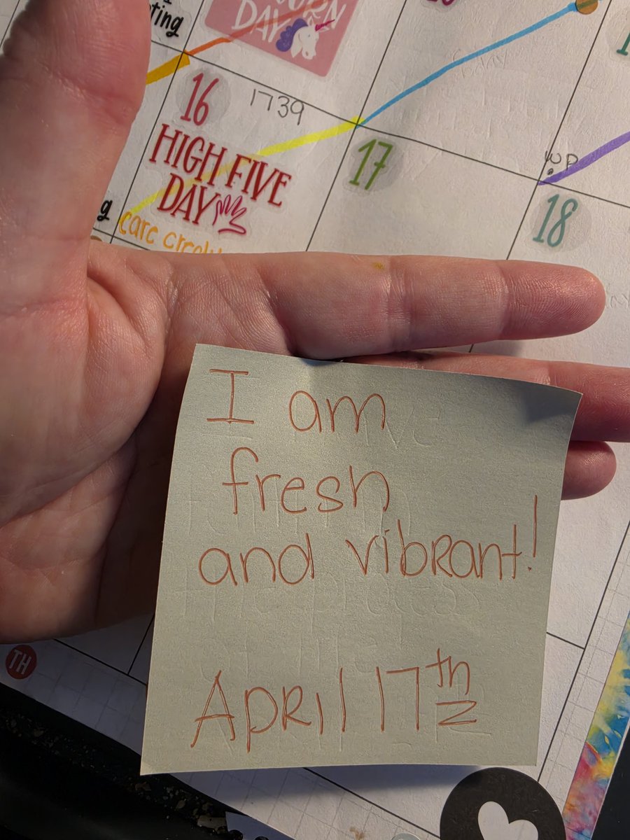 Thiscrazychaot1's tweet image. Daily Affirmation 

#Affirmation #iam #fresh #vibrant