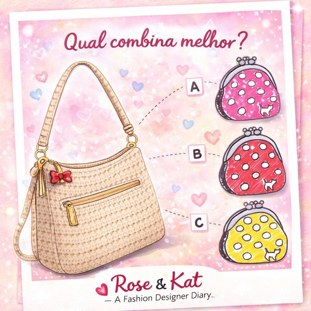 katrosefashion's tweet image. A Rose adora o estilo da Minnie… 🩷
No dia a dia, é mais casual — só precisa de um acessório especial para completar o look 💄
O de hoje:
Um porta-moedas (3 cores diferentes)
👉Comenta: Qual é o teu preferido?
#fashionstory #minniestyle #polkadots #acessorios #modacriativa