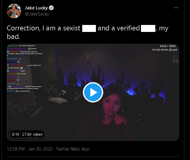DabMasterDaniel's tweet photo. @opalesnt That guy you are quoting opal is a self-admitted sexist racist alcoholic grifter running MULTIPLE pyramid scams
and was the cause of the #twitchcon22 foam pit disaster https://t.co/JRLz1ueiiJ