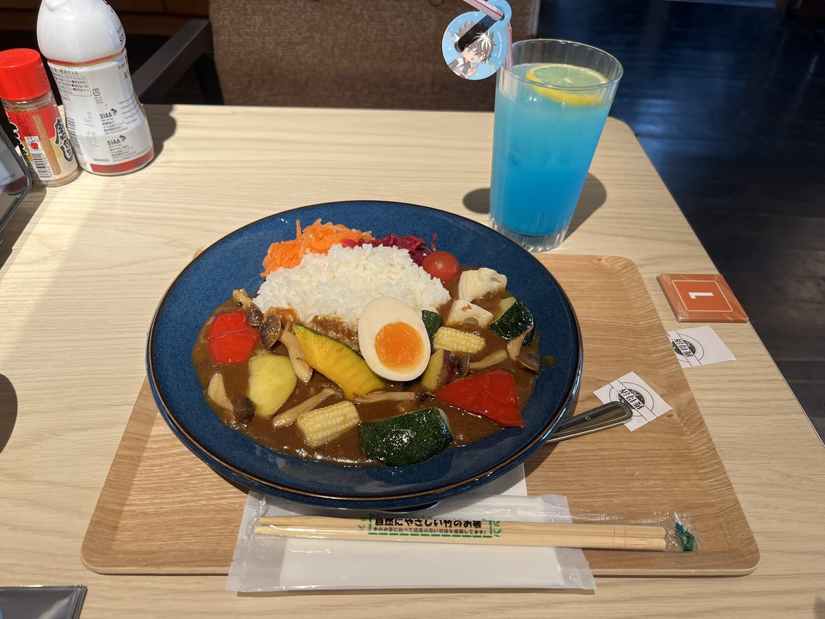 HayaseKM's tweet photo. #サーヴァントと巡るスパな休日
過ごしやすくて良き！
そしてシャルルカレー美味しかった✨ https://t.co/mVnRsHqfkm