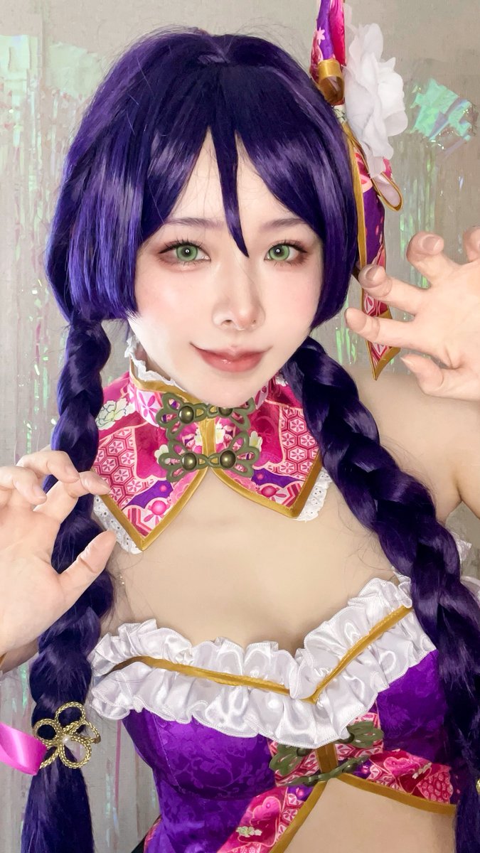 💜cosplay
※自撮りにつき左右反転

ラブライブ！
東條希
