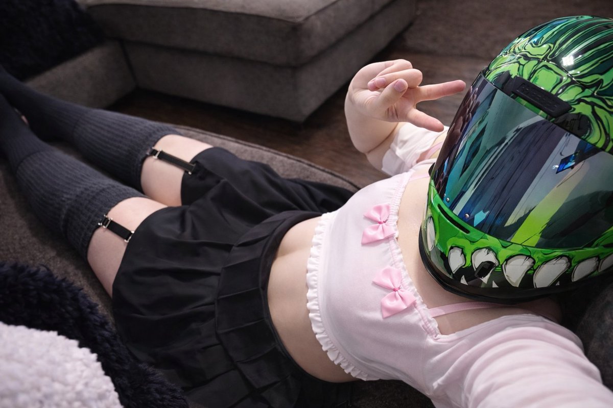 FemFurry69's tweet photo. Witch outfit would you rather me wear for riding? #femboy #femboybiker https://t.co/4E1lnisKBT