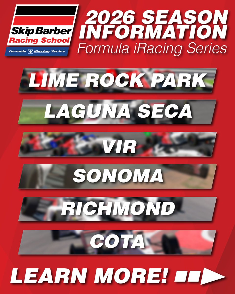 Skip Barber Racing School tweet media