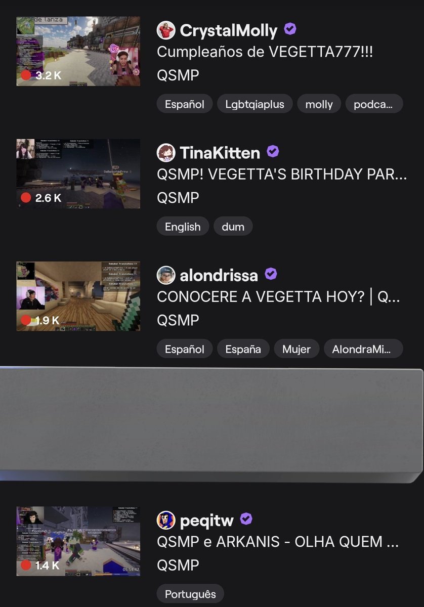 Que lindo es esto lpm 🥹💜
Todos festejando el cumple de q!Vegetta