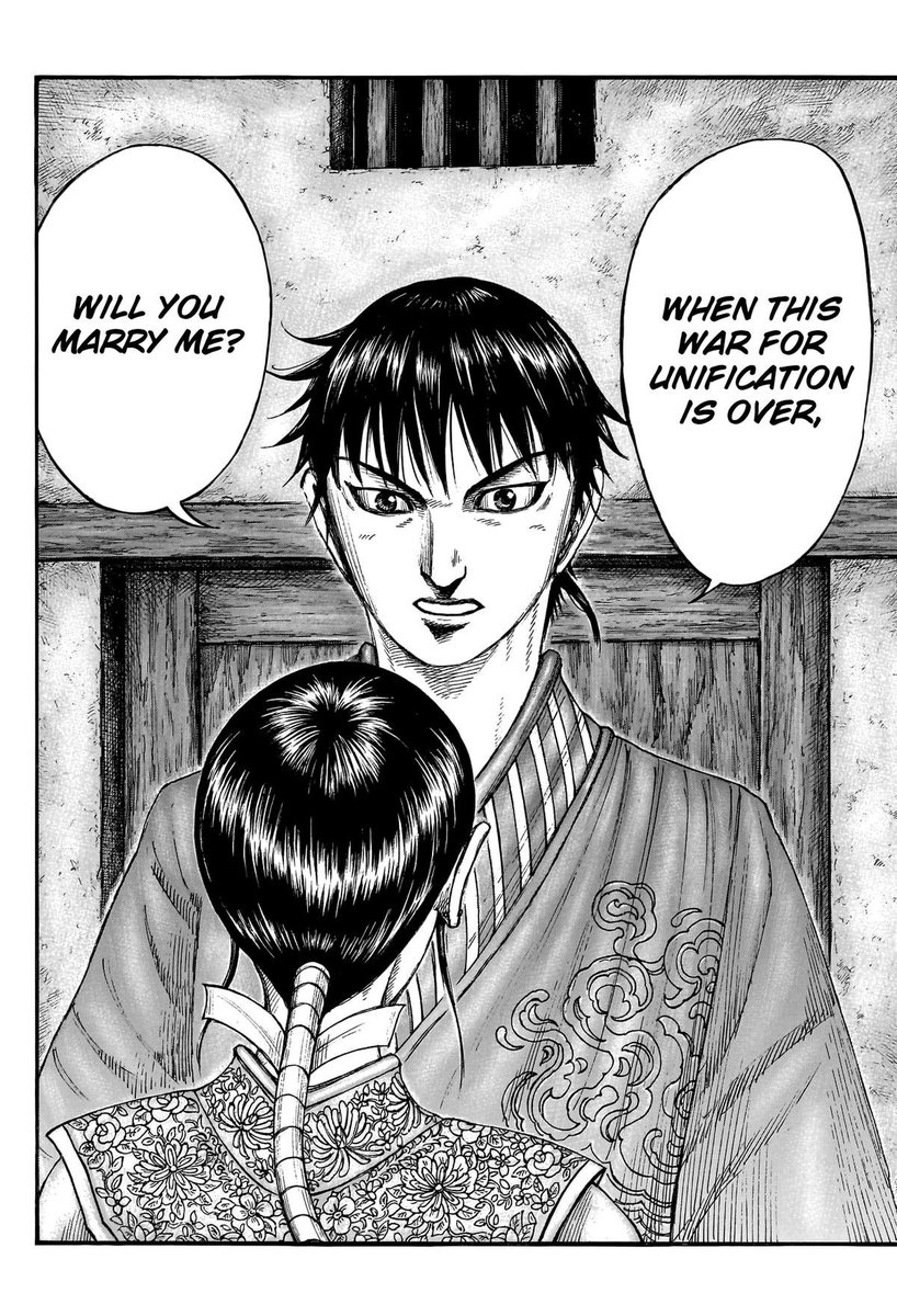 Milanmv7's tweet photo. WHATTTTTTTTTTT???!!!!!!!HE PROPOSED!!!!!!FINALLY HE PROPOSED TO HER!!!!!!AHHHHHHHHHHHHH I CAN’T BELIEVE HE FINALLY SAID IT!!!!!!!!!
#Kingdom
#キングダム https://t.co/9Iq7U03ZMh