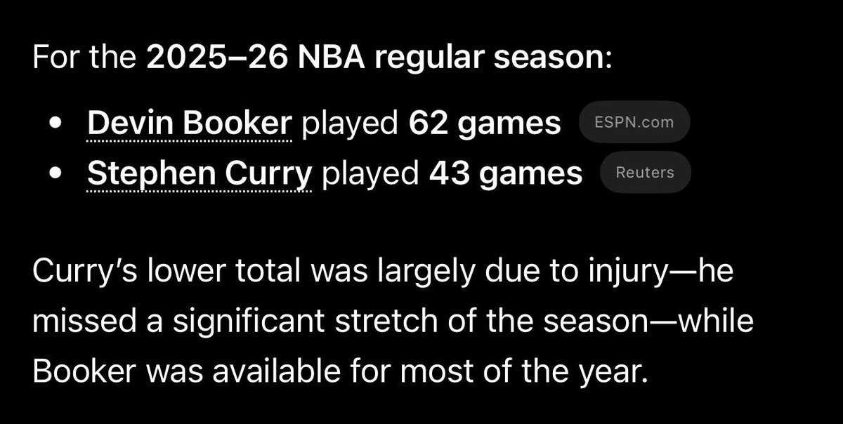 srmytt's tweet photo. @brawadis And our best player missed 19 more games than the suns best player https://t.co/B5DmQLdj9u