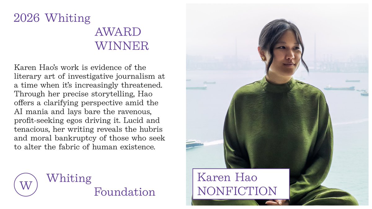 Whiting Foundation tweet media
