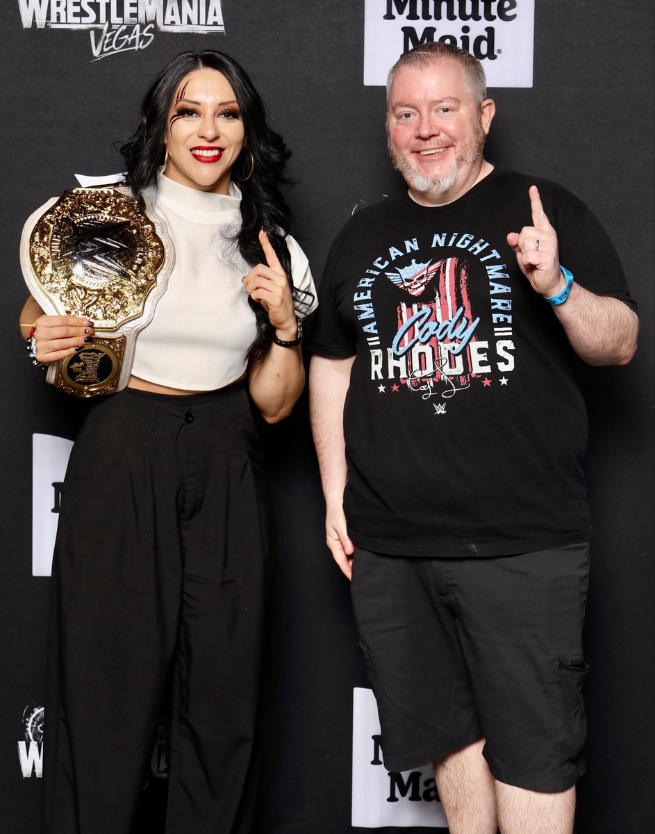 ooberfan's tweet image. Can not wait for this match on Saturday … #Laprimera @Steph_Vaquer … #andstill!!! 😈❤️ #wrestlemania