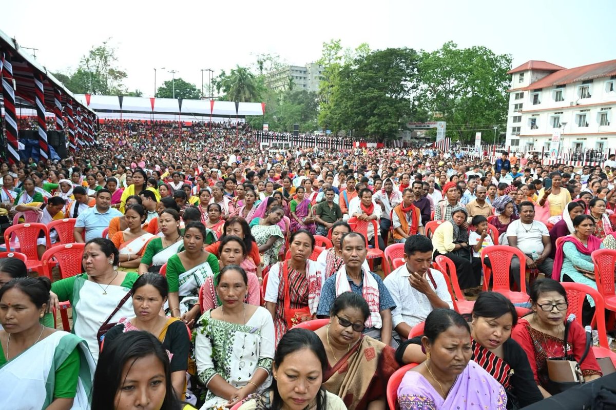 himantabiswa's tweet image. This day, last year in 2025, I was in Karbi Anglong to dedicate development and heritage projects to the people and review implementation of various schemes which our Double Engine Govt is spearheading in the hill region.

#Throwback