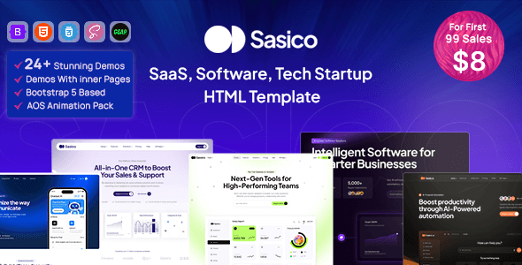 stylelibreview's tweet image. Sasico – SaaS Software  Tech Startup HTML Template
⠀
More info / Download 👇 
stylelib.org/?p=1021049

#business #corporate #sitetemplates #creative #agency #technology #marketing #bootstrap #startup #software #landingpage #app #saas #mobileapp #applandingpage #itsolutions