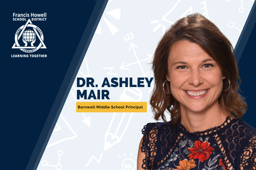 FrancisHowell's tweet photo. The Francis Howell School District has named Dr. Ashley Mair as principal of Barnwell Middle School, effective July 1, 2026. Mair currently serves as assistant principal at Francis Howell Central High School, a role she has held for five years. Read more: https://t.co/UuzN9rvty5 https://t.co/6WGLUcH5pt