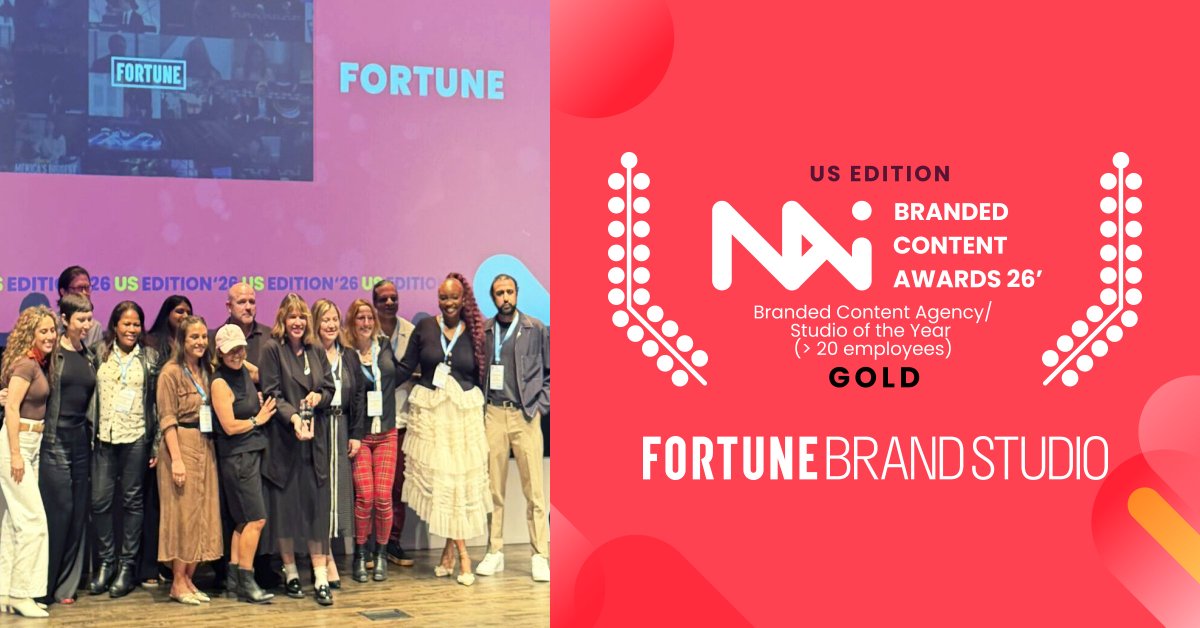 We won Branded Content Studio of the Year up against America’s biggest and best brand studios! Thanks to the judges and to the <a href="/NativeInstitute/">Native Advertising Institute</a> for convening the best media companies at #BrandedContentDays. Our teams around the globe will be celebrating for weeks to come!