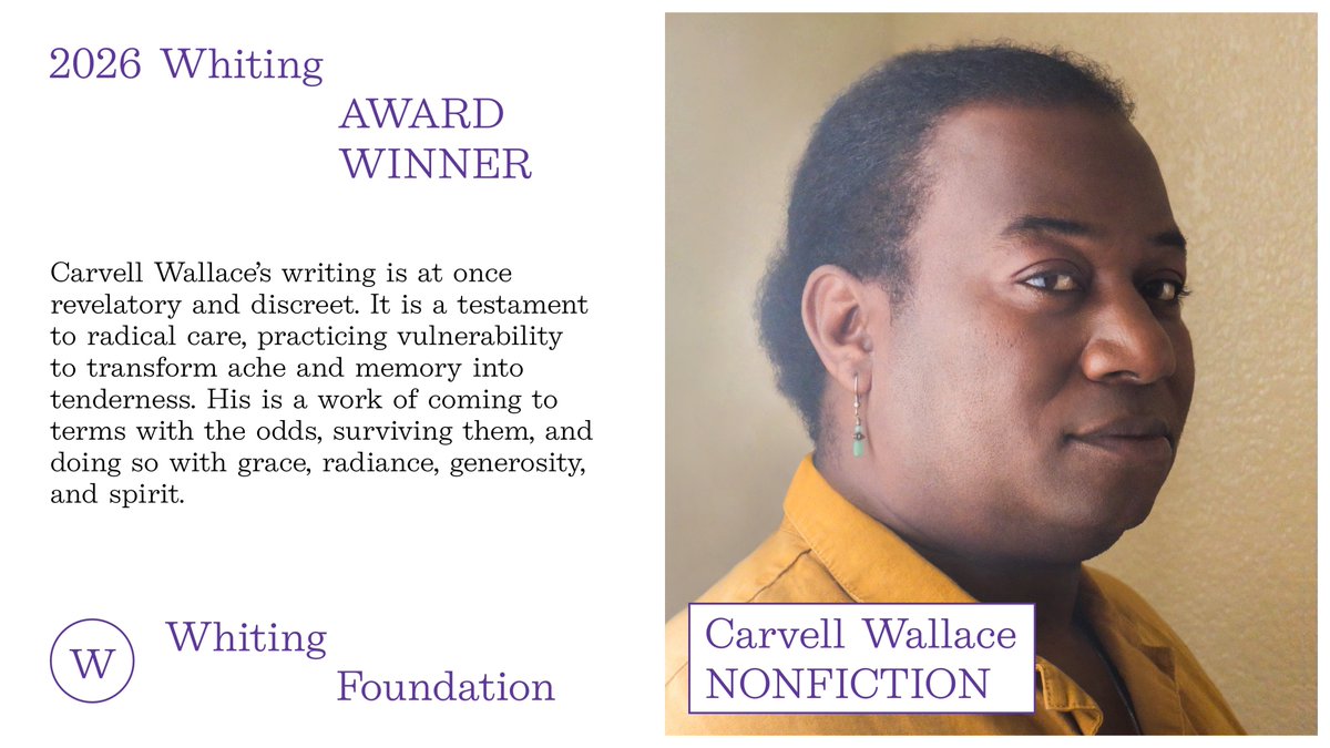 Whiting Foundation tweet media