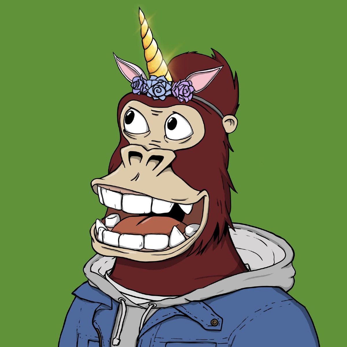 DanyalLord's tweet image. It’s Flex Friday once again &amp;amp; time for the true Kong’s to shine 💪🏼.
This week I’m going with another🦄🦍…
Have a fantastic weekend &amp;amp; remember…
Stay Chilled 😎 
#flexfriday @ChilledKongs @EpochLabz
