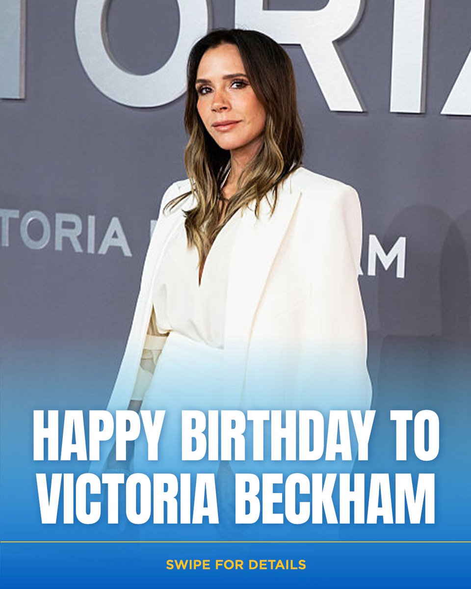 981CHFI's tweet image. Happy Birthday to Posh Spice AKA Victoria Beckham! 

#VictoriaBeckham #PoshSpice #SpiceGirls

📷: Getty Images