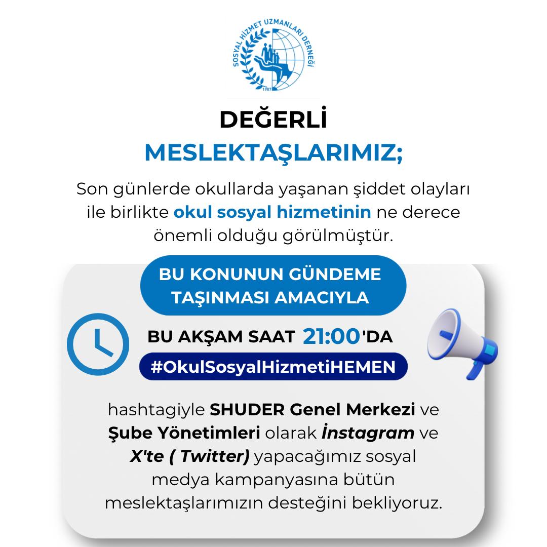 Sosyal Hizmet Okulları Derneği tweet media
