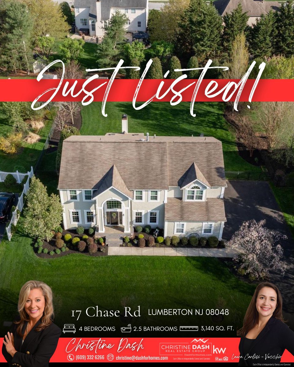 🏡 JUST LISTED in Lumberton NJ | 17 Chase Rd
Featuring gleaming hardwood floors, soaring cathedral ceilings, and a bright open layout, this home is designed for modern living. 

✨ Meticulously maintained
✨ Move-in ready
✨ The perfect place to call home