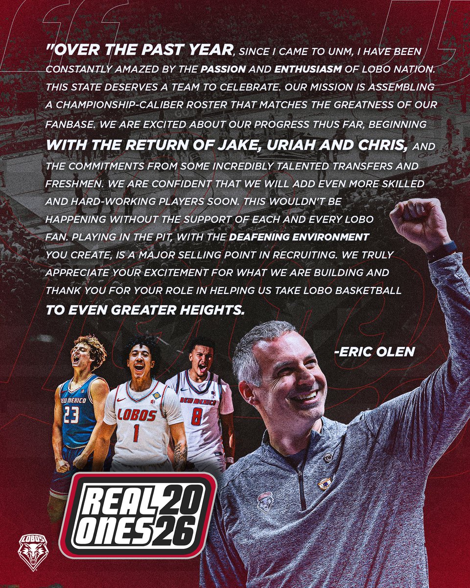 Lobo Basketball tweet media