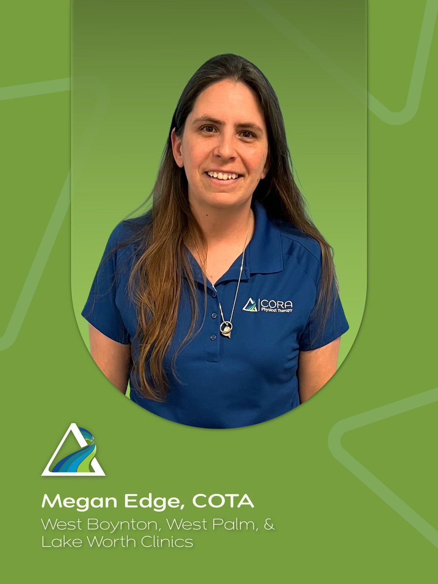 Happy OT Month to Megan Edge, COTA! ⭐

Megan supports our West Boynton, West Palm, and Lake Worth clinics, and the impact she makes across each one does not go unnoticed. She has been such a great addition to the team!

#OTMonth