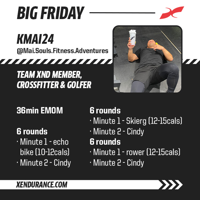 Xendurance's tweet photo. It's Team XND BIG FRIDAY! Ready to bring the energy? Submit your workout now for a chance to be featured! https://t.co/KRU9sPSckH  

Watch our latest BIG FRIDAY video, hit subscribe, and drop a comment for your shot at winning a FREE Xendurance shirt + shaker! https://t.co/SXUBZNzeph