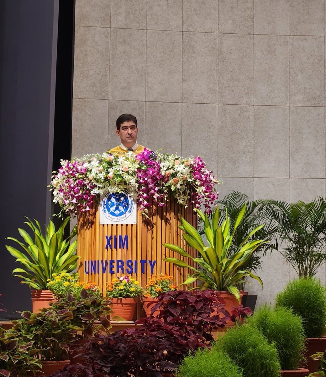 ximb_official's tweet image. XIM Bhubaneswar held its 12th PG Convocation on April 17, 2026, conferring 807 postgraduate &amp;amp; 6 doctoral degrees. The event was graced by Shri Nikhil Sawhney (VC and MD of Triveni Turbine Limited) as the Chief Guest.

Wishing the graduates success ahead!
#XIM #Convocation #MBA
