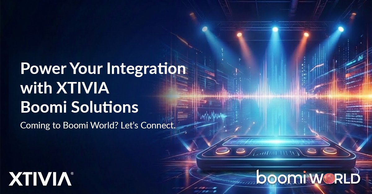 📣 XTIVIA is proud to be a sponsor of #BoomiWorld2026—May 11–14 in Chicago!

If you're attending, stop by our booth to see how we help organizations get more value from their #Boomi investment.

🎟️ Learn more &amp; get tickets: bit.ly/4tD2INc