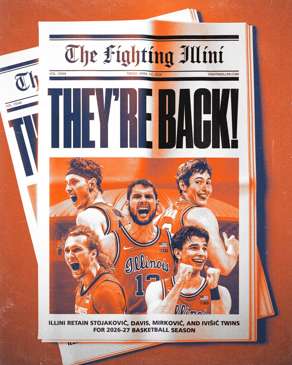 Illinois Men's Basketball tweet media