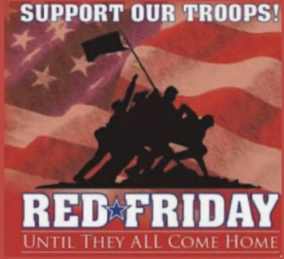 Sandy_L_K's tweet image. 🇺🇸#REDFriday🇺🇸
#RememberEveryoneDeployed 🇺🇸🙏🏼
   #SupportOurTroops ❤️🤍💙🇺🇸