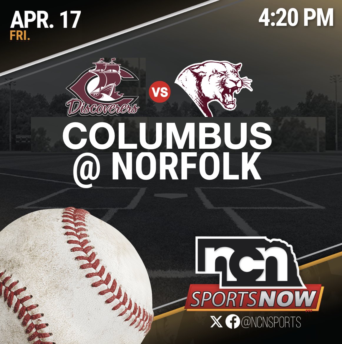 📺⚾️: <a href="/NewsChannelNE/">News Channel Nebraska</a> is televising a northeast Nebraska rivalry on Friday afternoon! 🍿🙌

⚓️ Columbus High vs Norfolk High 🐾

TV coverage begins at 4:20 pm CT!

HOW TO WATCH: tinyurl.com/2neu9ums

#nebpreps/<a href="/NPSActivities/">NPS Activities</a>/<a href="/3434TheAnchor/">Columbus High Athletics & Activities</a>/<a href="/BaseballNorfolk/">Norfolk Panther Baseball</a>/<a href="/tkwapnioski/">Tim Kwapnioski</a>