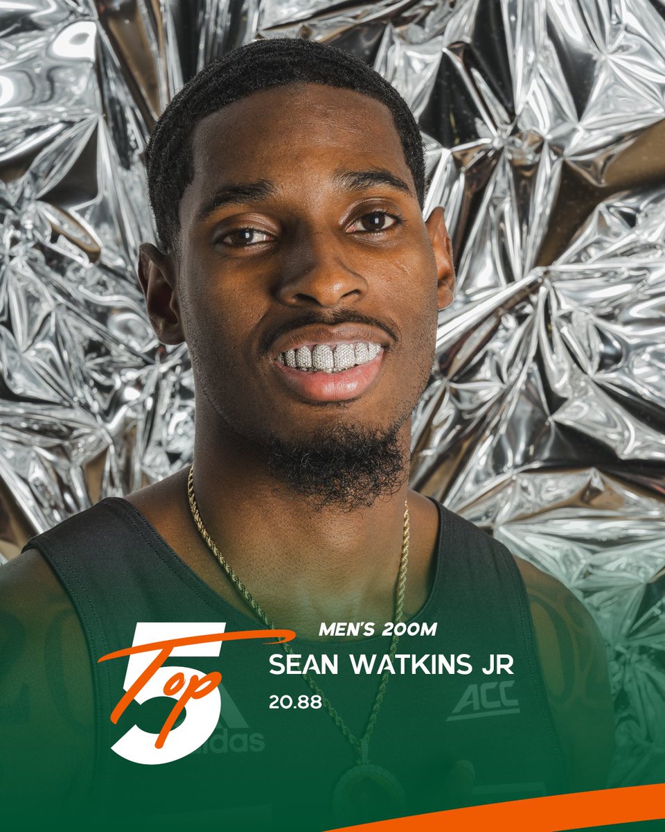 Sean Watkins Jr. enters the record books with the third-fastest time all-time, taking first in the men’s 200m with a time of 20.88 🥇📖⚡