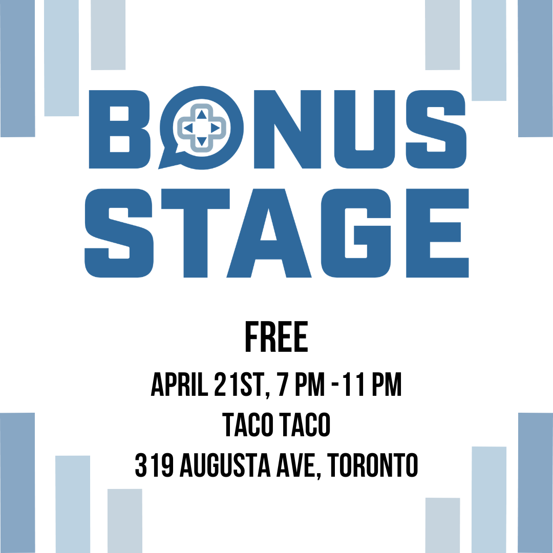 BonusStageTO's tweet photo. ✨Bonus Stage is happening April 21st!✨  

The theme is "Bad Ideas"  

See you next week!!😎 https://t.co/yPcINDnFTt