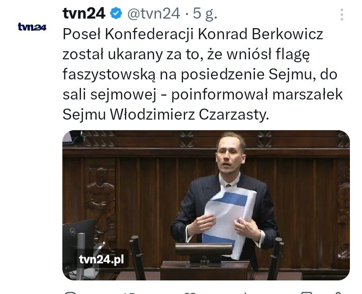 Tefałen pierwszy raz napisał prawdę. Flaga wysraela to faszystowska flaga.