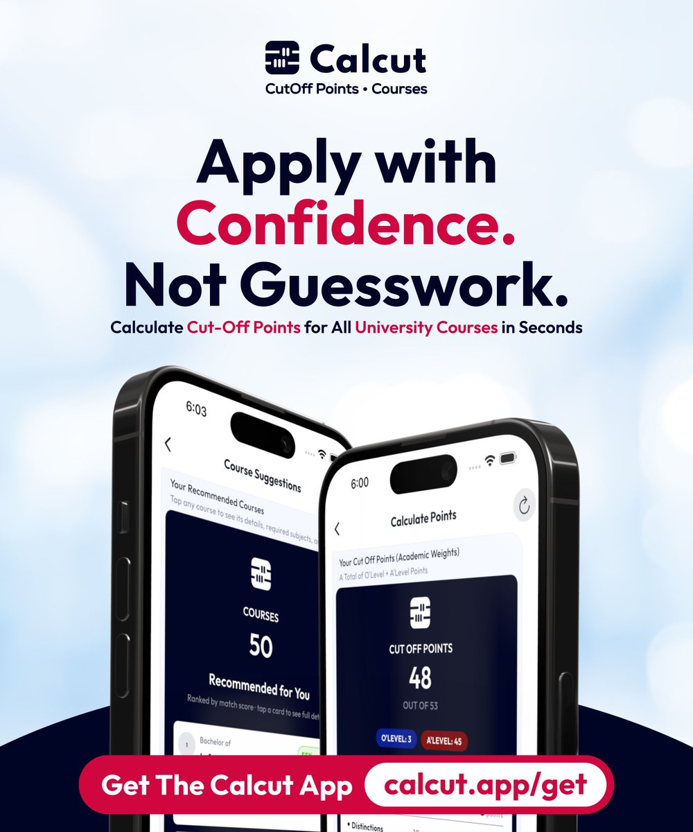 the_calcut's tweet photo. In a world that's constantly changing, you would rather applying with confidence other than relying on guesswork. Calcut got you 😇 https://t.co/RFUwWNt07A