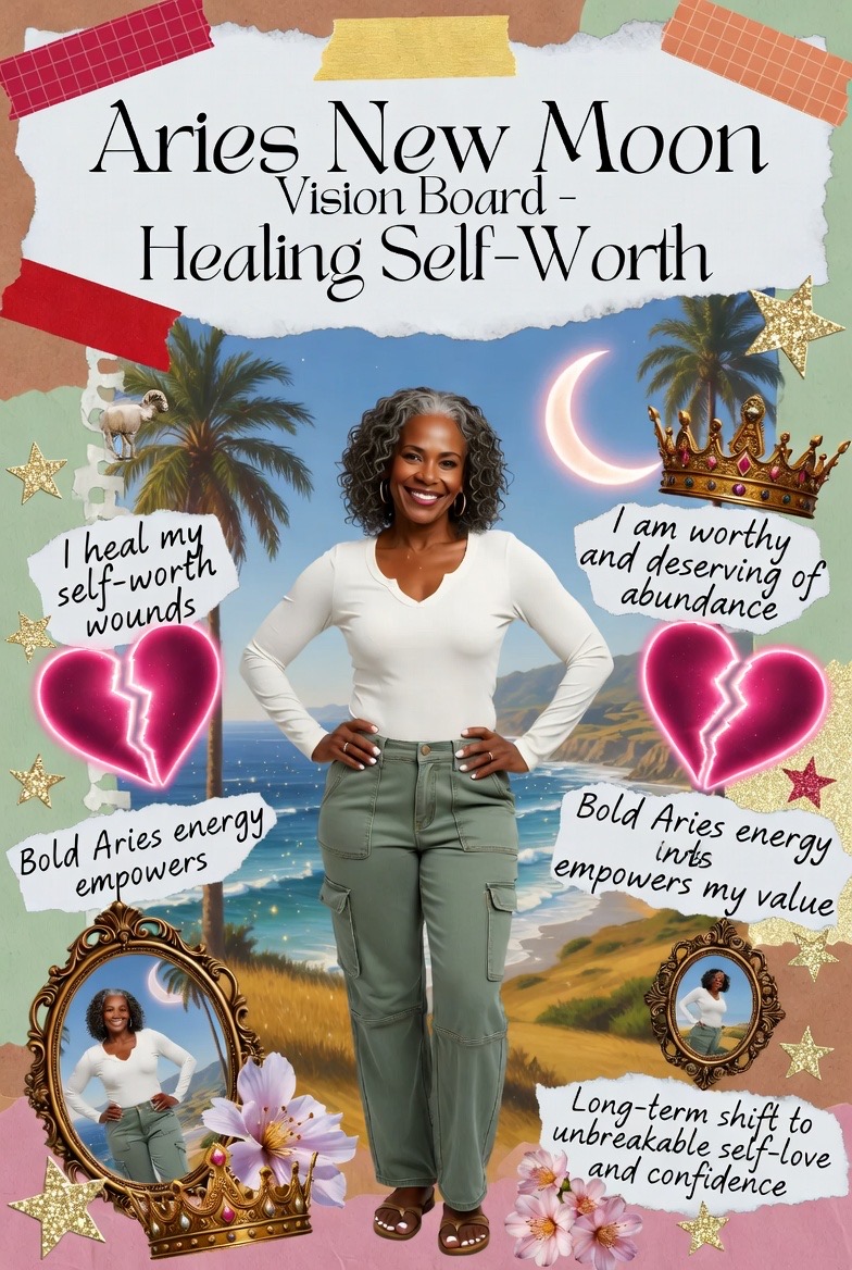 ALISAINEZ's tweet image. Aries New Moon #Vision Board #AlisaInez #Financial #healing April 17th, 2026 Friday