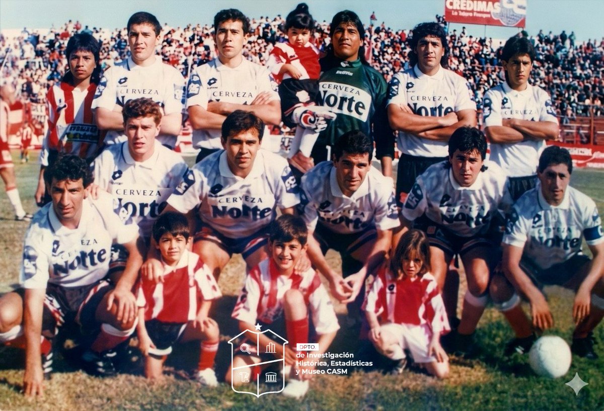#Formaciones📸

[San Martín 1996/97]

➡️#Arriba: Colombo, Vaquel, Ibarra, Flores y Del Castillo.

➡️#Abajo: Bermegui, Radaelli, Sosa, Solbes, Rivero y Moreno.

✳️Formación que enfrentó a Instituto de Córdoba por la 17° fecha de la zona permanencia del Torneo de Primera B Nacional
