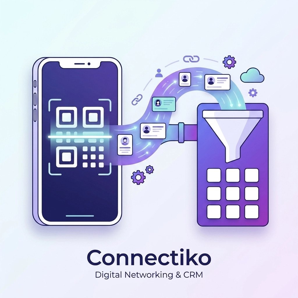 ConnectikoIO's tweet image. Stop collecting paper cards that sit on your desk for a week. With Connectiko, one scan puts that lead directly into your digital funnel. Speed kills the competition. Close the networking revenue gap by moving fast. #Networking #Sales #Connectiko