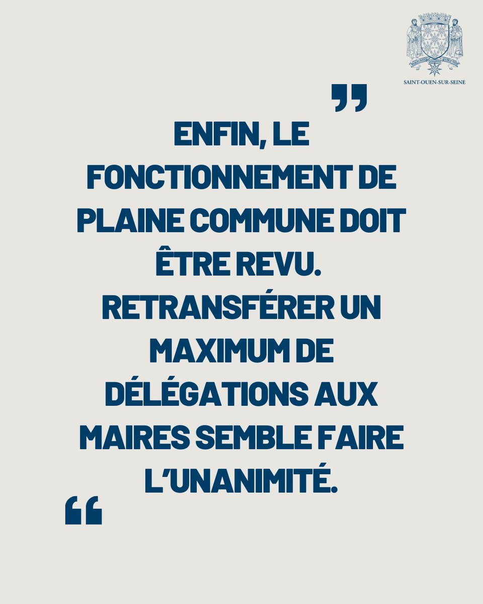 Pour Plaine Commune, il faut une candidature de compromis !

Mardi 21 avril aura lieu l’élection du président de Plaine Commune et de son exécutif. Tous les maires qui y siègent ont été élus démocratiquement.

À Saint-Ouen, les résultats des élections ont exprimé une volonté