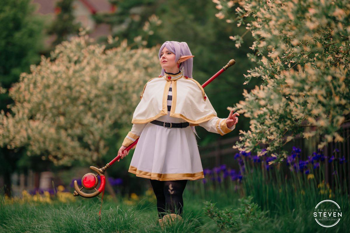 ValkyDesigns's tweet photo. In the case where I cannot finish Jill Warrick on time for Yeticon, I will most likely be bringing my Frieren cosplay, but wear it a tiny bit differently. I'm so excited for Yeticon and get back to crafting! Are you guys excited to see me finish Jill?

📸 @spscosplayphoto https://t.co/l0cSD1f6Hv