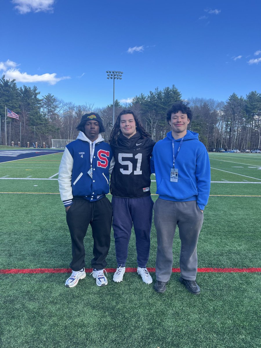 MarcosPineda140's tweet photo. Special thank you to @STAHawksFB for hosting an amazing Junior Day.
Appreciate all the coaches and players that made the visit possible

@CoachJoeAdam @CoachBraine 
#bcm #Hawks 

@FucileGavin 
@SomervilleMAFB 
@_zboy23 https://t.co/CBQG1DW633