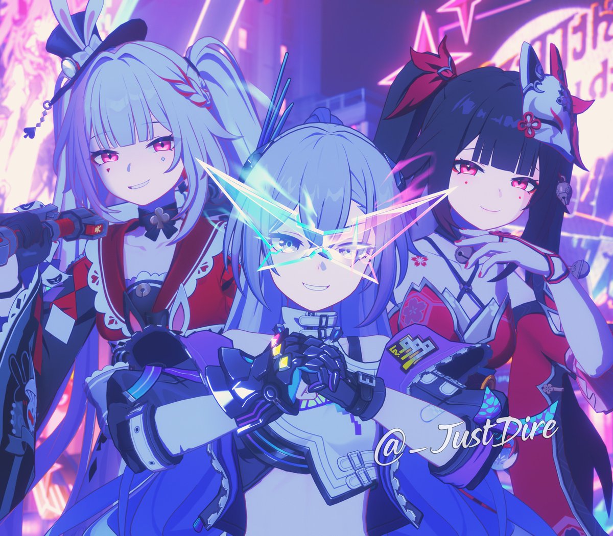 🐇🐺🎭
#Sparxie #Silverwolf #Sparkle #HonkaiStarRail #スターレイル
