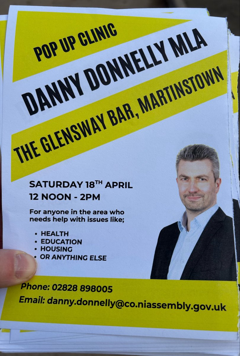 Danny Donnelly MLA tweet media