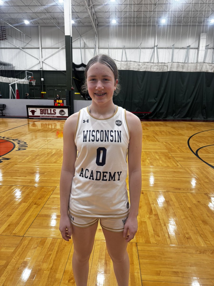 WiscoAcademy's tweet photo. 15U Wisconsin Academy - UA Rise kicks off Session I of the @UARiseGirls with 2 wins this morning over Legends Hoskins (OH) &amp; a talented SOIL (IN) team!

• Emersen Butts - 14pts vs Soil
• Annie Olson - 11pts vs Soil

Next game vs Elite Empire (TN) tomorrow at 1:30pmEDT.

#WABFam https://t.co/ouD3hfVVVe