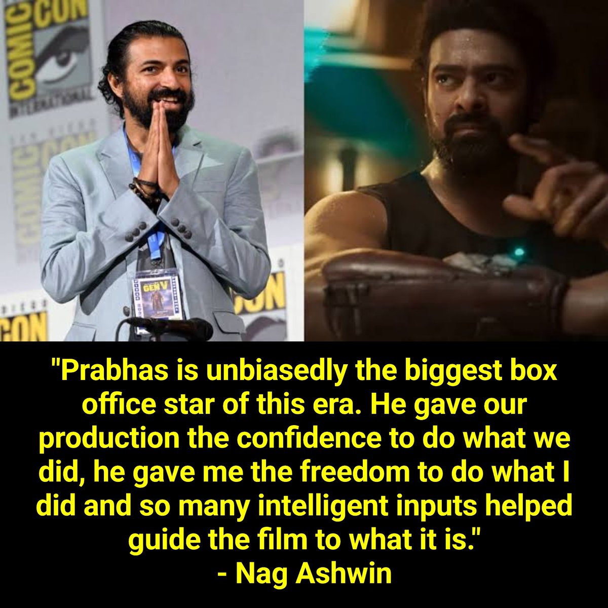 SAMTHEBESTEST_'s tweet photo. Without #Prabhas, Kalki would have never been made. https://t.co/4AZK1LHGHp