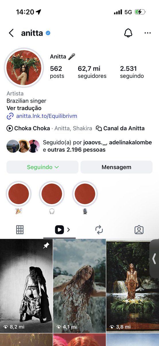 Quando que ela vai tirar esse fixado do FG ?