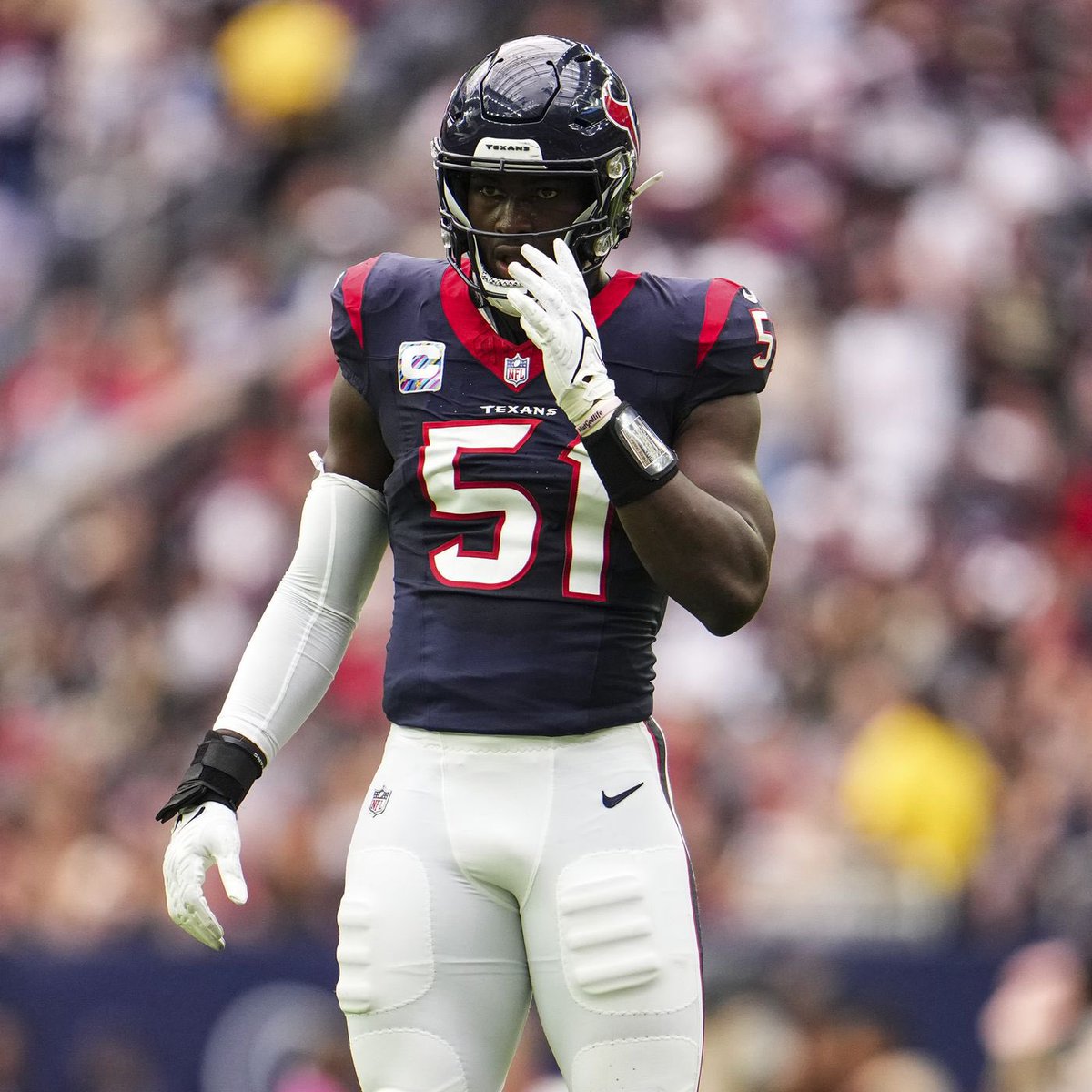 NFL_DovKleiman's tweet image. 𝗕𝗥𝗘𝗔𝗞𝗜𝗡𝗚: The Texans have signed Will Anderson Jr. to a MASSIVE 3-year, $150M extension, per @RapSheet 

The highest paid non-QB ever 🤯🤯