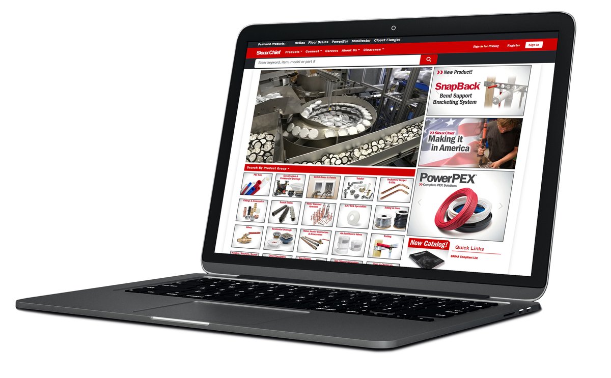 siouxchief's tweet photo. Newly Updated Website!! We have launched the newly updated Sioux Chief website! We listened to your ideas and have incorporated a significantly improved homepage search function, more intuitive product groupings, and filtering tools to help you identify the right product for you. https://t.co/BXQYQKZimH